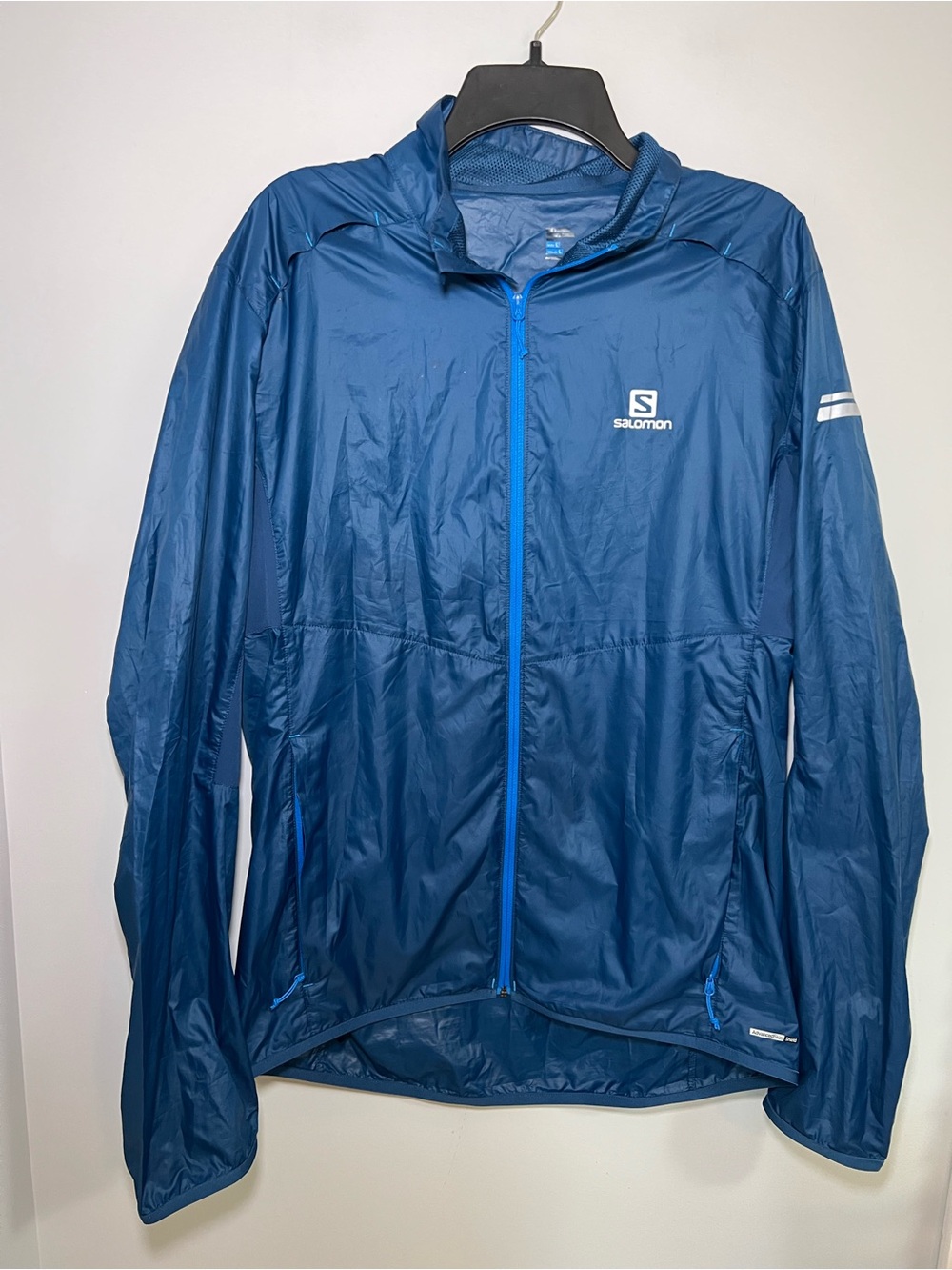 Salomon Men’s Advanced Skin Shield Waterproof Running Jacket Size L Tall